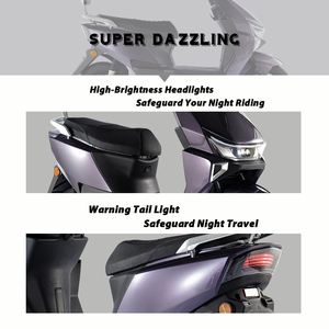 Moto électrique PACIFIC 1000W 60V 24AH avec batterie au lithium, pneus 3.0-12, fabricant OEM, moto électrique pour adultes, CE - Product Image 2