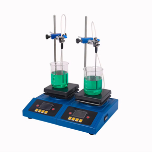 2/4/6 posição temperatura constante <span class=keywords><strong>digital</strong></span> display mixer pequeno laboratório agitador magnético aquecimento placa - Product Image 1