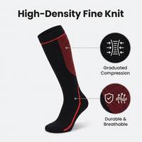 Chaussettes de compression graduée personnalisées en gros – Anti-fatigue, récupération musculaire, performance athlétique, course à pied, marathon, cyclisme, équipement professionnel