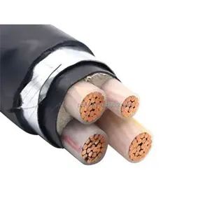 Kabel daya lapis baja tembaga murni 4x10 4x16 4x25 4x35 4 inti Cu/PVC/kabel PVC