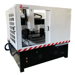 Máy Khắc Kim Loại 5 Trục Remax 6060 4040 Atc Máy Phay Khuôn Cắt Khắc Nhôm Máy Phay Cnc 5 Trục