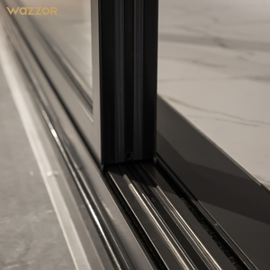 Cửa sổ và cửa trượt kính hai lớp nhôm Wazzor dùng cho phòng ngủ, sân vườn - Thiết kế tối giản, tính năng chống gió - Product Image 5