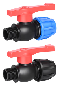DN20-110MM cao thủy lợi <span class=keywords><strong>HDPE</strong></span> Ống lắp PP đỏ dài xử lý bóng van nén nhanh chóng kết nối nhanh chóng cung cấp nước - Product Image 2