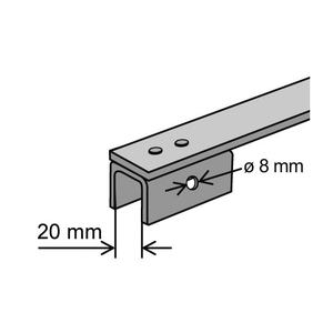 Escobilla limpiaparabrisas SUS <span class=keywords><strong>1100</strong></span> de acero inoxidable marino de 316mm, 2/43 "para barco, yate, barco para brazos de limpiaparabrisas de sillín de 20mm de ancho, proveedor OE - Product Image 3