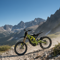 Moto tout-terrain Surron LBX 10000W 72V pour adultes, noire, Surron Light Bee X 10kW