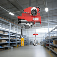 Mini palan électrique PA600 220V 600kg 1320lbs, treuil électrique portable, moteur en cuivre pur, pour la maison, le garage, l'atelier, levage en hauteur