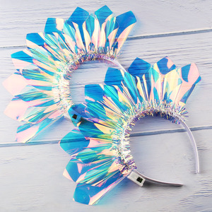 Bandeau lumineux Led Couronne Décoration Iridescence Costume Déco Accessoires pour Femmes - Product Image 5