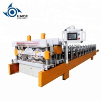 Machine de formage à froid de panneaux métalliques automatiques HaiDe pour la production de tôles de toiture en acier coloré
