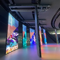 Écran LED de location intérieur à taux de rafraîchissement élevé, armoire modulaire à service frontal, affichage LED à verrouillage rapide pour spectacle scénique