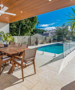 Vente en gros de carreaux de piscine en pierre naturelle carrelage en travertin carrelage pour allée <span class=keywords><strong>pavé</strong></span> extérieur en travertin beige - Product Image 3