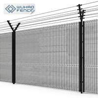 Clôture de sécurité anti-escalade pour prison, type Y, en PVC, avec fil barbelé rasoir pour aéroport