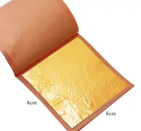 OEM Спа маска из листовой бумаги против морщин 24k золотой лист фольги