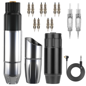 Kit de Máquina de Tatuaje Inalámbrica en Oferta para Cejas y Labios, Microblading con Pluma Rotatoria de Aluminio Aeronáutico, Juego Completo - Product Image 1
