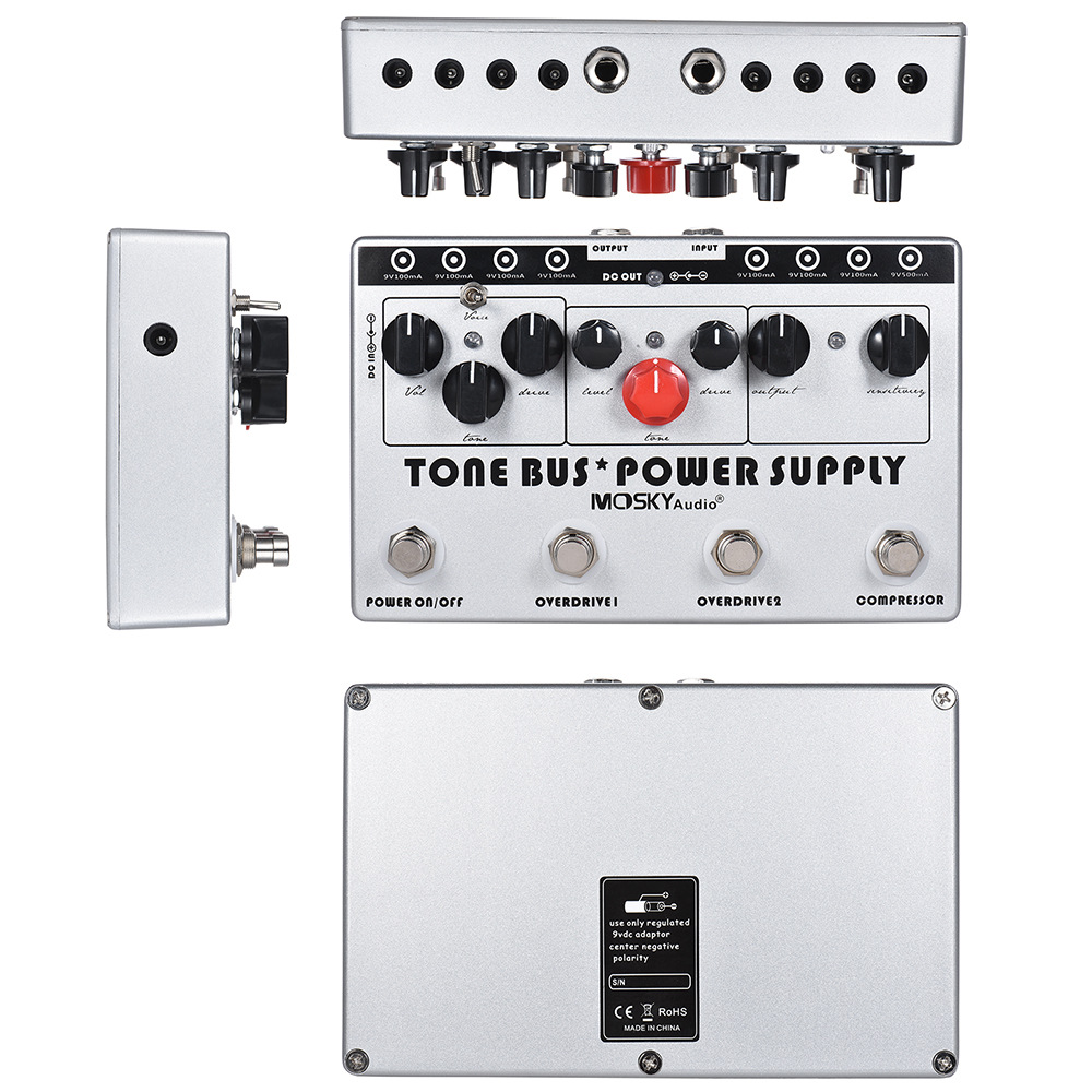 MOSKYAUDIO Tone Bus+Power Supply Multi-Functional Electric Guitar