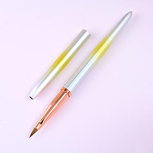 แปรงอะคริลิคด้ามโลหะไล่เฉดสีฤดูร้อน ขน Kolinsky Sable ขนาด 6 8 10 12 14 สำหรับอุปกรณ์ช่างทำเ<span class=keywords><strong>ล</strong></span>็บ <span class=keywords><strong>แนะนำ</strong></span>เป็นอย่างยิ่ง - Product Image 6