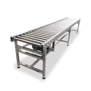 Yükleme kamyon depo yükleme için taşınabilir manuel paslanmaz çelik yerçekimiyle taşımalı makaralı konveyör masa - Product Image 6