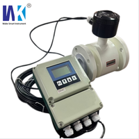 Medidor de Flujo Electromagnético WEIKEZHIYI WKLD DN200 PTFE 1.6MPa para Agua de Mar y Cemento, Tipo Dividido, Digital, OEM, Conexión por Brida