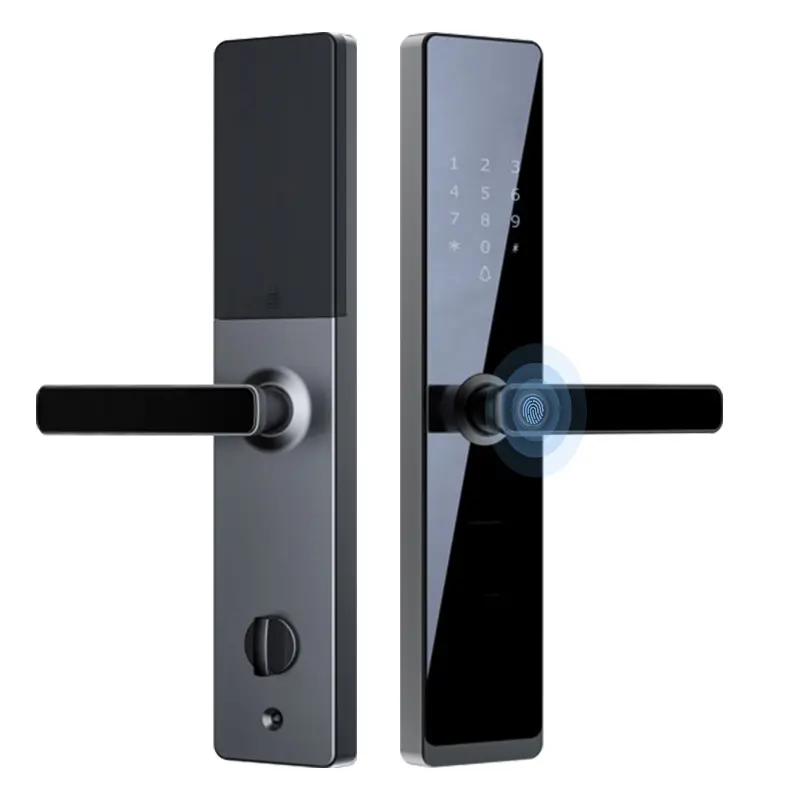 Tlock smartlock כניסה cerradura inteligente כרטיס טביעת אצבע אצבע קדמית אלקטרוני דלת מנעול מנעול דלת חכם