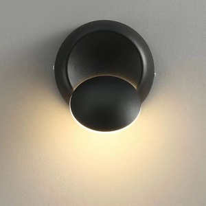 Wall <b>Light</b> Creative 360 Degree Rotation Adjustable Bedside <b>Light</b> Black and White Living Room Background Wall Stair <b>Light</b> - Product Image 3