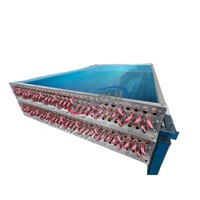 Échangeur de chaleur en tube de cuivre en acier inoxydable résistant à la corrosion, refroidisseur à sec MTU 8V 1600G62 pour les mineurs de Blockchain
