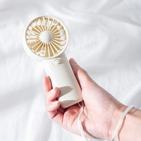 Mini ventilateur de bureau portable à piles silencieux – Cadeau promotionnel, commande en gros
