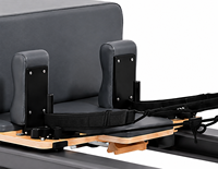 Reformer Pilates pliable avec boîte, résistance réglable, équipement pour home gym et studio professionnel