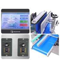 Machine d'étiquetage automatique de bouteilles rondes SY-150, vitesse réglable, étiquetage périmétrique, étiquettes de sécurité pour l'emballage alimentaire