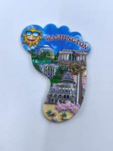 Aimants personnalisables modernes pour souvenirs de baptême, mariage, vacances, forme irrégulière, aimant de réfrigérateur réutilisable pour la maison et le bureau - Product Image 4