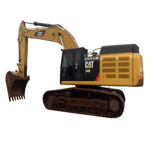 Excavadora de cadenas usada japonesa original de 49 toneladas, modelo 349E, con componentes principales: motor, bomba, capacidad de cazo de 2.6m y 303kw. - Product Image 1