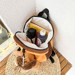 Sac à dos en peluche lion mignon de dessin animé pour enfants, sac à dos détachable avec animal en peluche pour tout-petits, idéal pour garçons et filles d'âge préscolaire - Vente en gros - Product Image 5