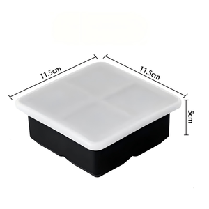 Molde de Hielo de Silicona para Hacer Bolas de Hielo Negras, Molde Redondo para Hielo para Whisky y Cócteles - Product Image 4