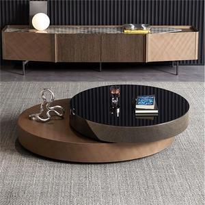 <span class=keywords><strong>Mesa</strong></span> de Centro Moderna YuanChang de Acero Inoxidable Dorado, <span class=keywords><strong>Mesa</strong></span> de Centro <span class=keywords><strong>Multiusos</strong></span> de Acero Inoxidable, Dorado y Vidrio - Product Image 2