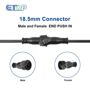 3 Core T Type,IP68 Waterproof Tsplitter;BLACK/WHITE Color ; <strong>18AWG</strong> - Product Image 2