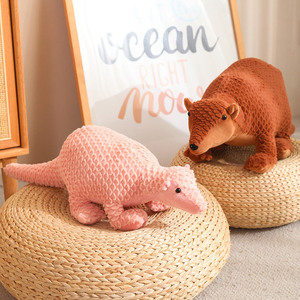 Nuevo Peluche Realista de Pangolín, Juguete de Compañía para Dormir con Relleno de Algodón PP, Ideal para Máquinas de Juguetes, Lindo y Divertido - Product Image 4