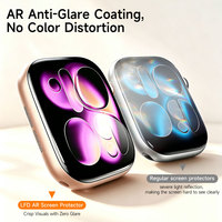 Protecteur d'écran en verre hydrogel 3D AR pour montre connectée LFD 01, compatible avec les montres Apple de 41 mm, 45 mm, 42 mm et 44 mm