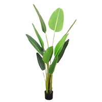 Tanaman Hijau Simulasi Gaya Skandinavia, Pot Tanaman Hias Rumah, Dekorasi Lanskap Buatan, Bunga Matahari Ekor Panjang, Lily, Bambu, Kuda