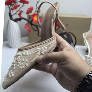 Sandalias de Tacón Puntiagudo Summer Talons, Nuevos Estilos Elegantes con Malla para Mujer - Product Image 6