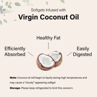 Vitamine D3 10000 UI K2 200 µg 300 gélules d'huile de coco vierge Vitamines D & K Complex Soutient l'immunité et l'absorption du calcium