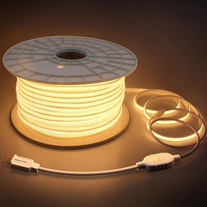 110V 220V COB LED เทปแถบยืดหยุ่นกันน้ำกลางแจ้งแบบสว่างพิเศษสำหรับห้องนั่งเล่นอาคารอาคารเชิงพาณิชย์วิศวกรรม - Product Image 1