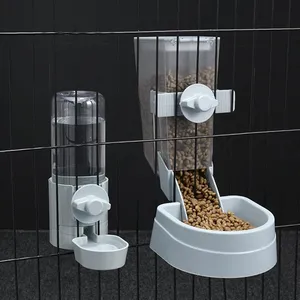 Comedero automático para mascotas, cuenco colgante para jaula, botella de agua, dispensador de alimentos para cachorros, gatos, conejos, pájaros, producto de alimentación para mascotas - Product Image 5