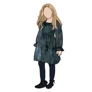 Wholesale Custom New Designs High Quality Floral Pattern Warm Velvet Fall Style <strong>Baby</strong> <strong>Dresses</strong> for <strong>Girl</strong> - Product Image 4