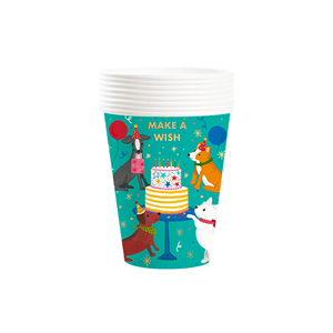 DAMAI - Vajilla Desechable con Diseño de Animales para Fiestas Infantiles, Plato de Papel con Diseño de Perro y Gato, Juego de Vajilla Desechable para Fiestas de Niños - Product Image 5