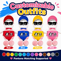 Peluche personnalisée Lapin Meme avec lunettes de soleil, jouet en peluche drôle, animaux en peluche OEM, peluche douce imprimée avec émojis pour cadeaux CE EN71