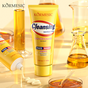 KORMESIC - Limpiador Facial de Glicerina con Azufre Anticaspa, 100 g, Espuma Abundante, Blanqueador e Hidratante, Marca Privada, Venta al por Mayor - Product Image 1