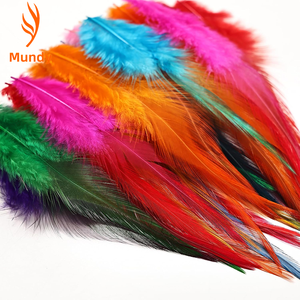 100 Pezzi/Sacchetto Piume Vivaci per Esche da Pesca a Mosca, Decorazioni Murali Boho, Sfilate di Mardi Gras, Costumi da Pirata, Accessori per Capelli da Sposa - Product Image 1