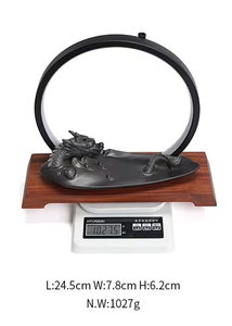 Bruciatore di Incenso a Flusso Inverso con Drago Cinese, Lampada in Ceramica, Ornamenti Luminosi, Incenso di Rosa e Semi di Coriandolo - Product Image 5