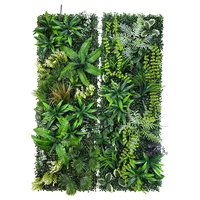 Mur végétal artificiel en plastique 40x120cm, décoration 3D bionique de pelouse verte pour mariage, Saint-Valentin, luxe moderne