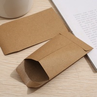 Emballage de qualité alimentaire Petits sachets Enveloppes pour graines Sac en papier brun Kraft Enveloppe pour pièces de monnaie pour les cadeaux de mariage