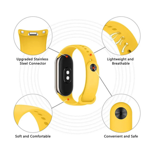 <span class=keywords><strong>Bracelet</strong></span> de montre intelligente en silicone et TPU pour Xiaomi Mi Smart Band 10 9 8, <span class=keywords><strong>bracelet</strong></span> de poignet Correa - Product Image 4