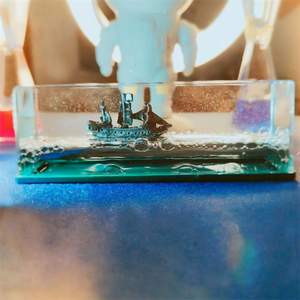 Bouteille de liquide de <span class=keywords><strong>bateau</strong></span> de <span class=keywords><strong>pirate</strong></span> moderne et créatif, jamais capsize Black Pearl, bouteille de dérive, décoration de décompression - Product Image 1